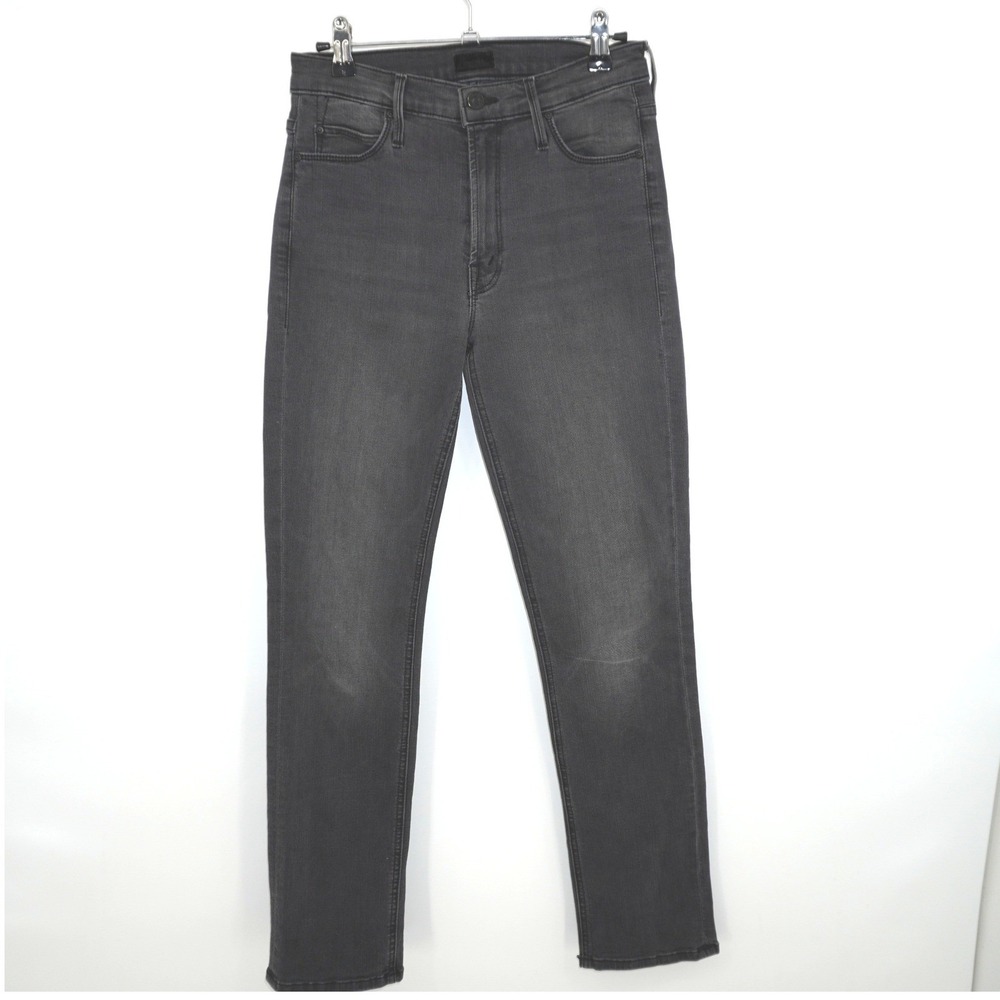 Mother‎ The Mid Rise Dazzler Ankle Jeans 26 Lighting Up Lanterns Faded Black